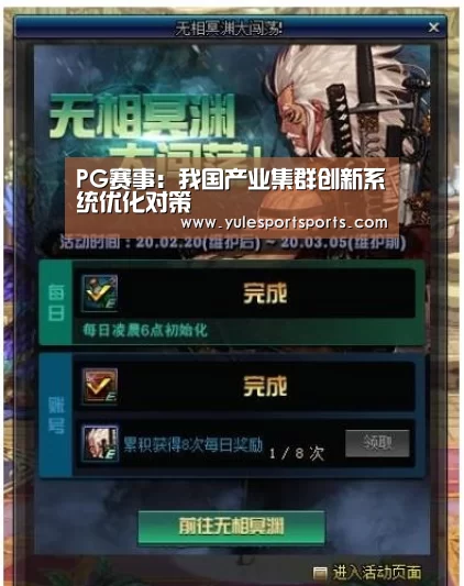 PG赛事:我国产业集群创新系统优化对策(图1) PG首页